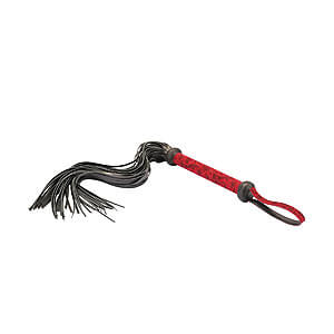 Liebe Seele Ukiyo-e Luxury Flogger Whip (Red Rosy), sexy leather whip