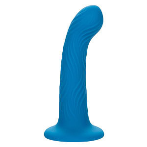 CalExotics Wave Rider Ripple (Blue), unisex silicone dildo