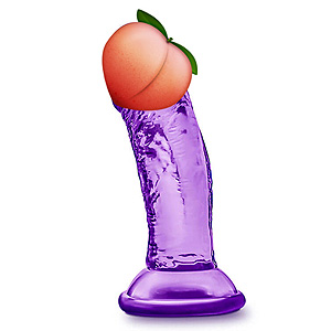 Blush B Yours Sweet N Small 4 Inch Dildo (Purple), realistic small dildo