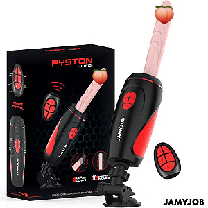 JamyJob Pyston Base Automatic Masturbator, thrusting masturbator with dildo