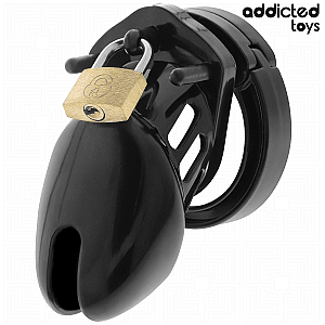 Addicted Toys Locked Obsidian Hold Penis Cage S, chastity cage