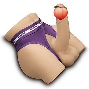 Lovetoy Streetgirl's #14 with Bendable Dildo, masturbator with bendable dildo