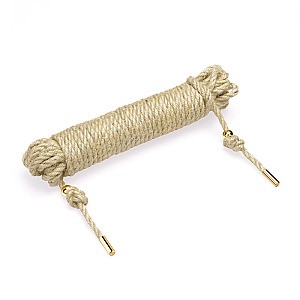Liebe Seele Natural Shibari Bondage Hemp Rope Jute Rope (10m), natural jute rope