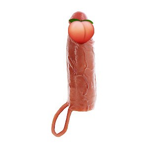 ToyJoy Get Real Hydrated Skin Penis Sleeve Silicone (16 cm), realistic penis sleeve