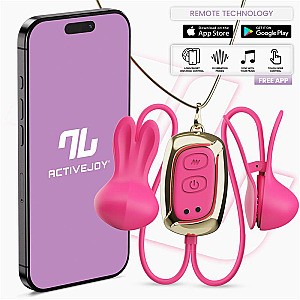 IntoYou App Series Tickly Nipple Clamps, smart nipple clamps
