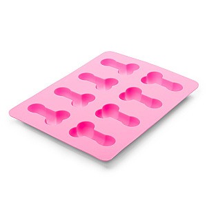 EasyToys Penis Baking Mold/Ice Cube Mold (Pink), mold for ice and baking