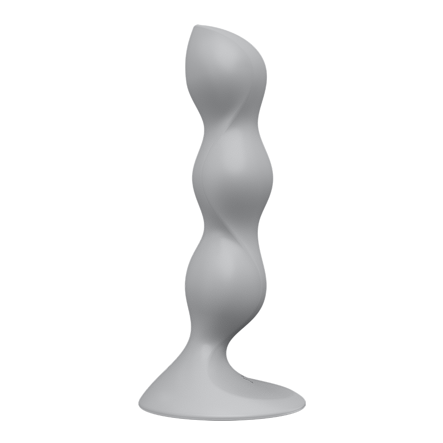 Satisfyer Triple Ball-R (Grey), weighted-ball dildo