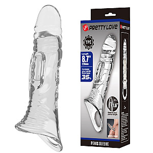 Pretty Love Penis Sleeve 1 (Clear), penis sleeve