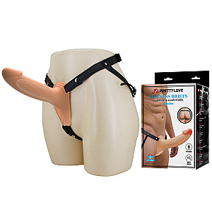 Pretty Love Landon Harness Briefs (Flesh), hollow strap-on dildo