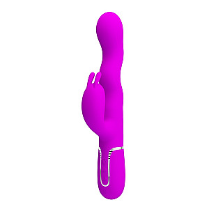 Pretty Love Laursen 1 (Purple), dual vibrator with rabbit