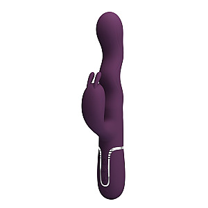 Pretty Love Laursen 2 (Purple), dual vibrator with rabbit