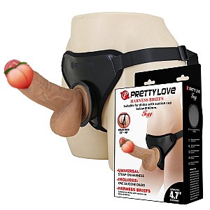 Pretty Love Fogg Harness Briefs, strap-on harness with dildo