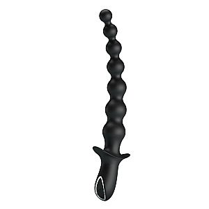 Pretty Love Rigdon (Black), vibrating anal beads
