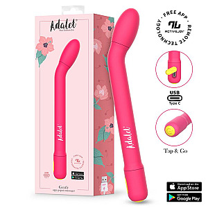 Adalet Gently G-Point Vibrator With APP (Pink), g-spot vibrator