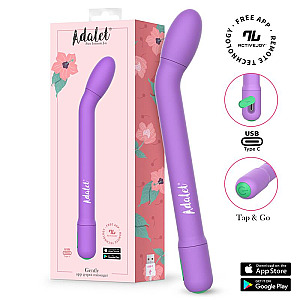 Adalet Gently G-Point Vibrator With APP (Lavender), g-spot vibrator