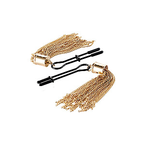Guilty Pleasure Tassel Tease Clamps, adjustable nipple clamps
