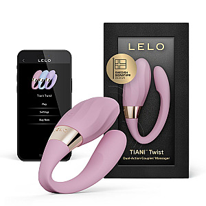 LELO Tiani Twist (Soft Pink), double vibrator for clitoris and g-spot