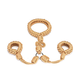 Liebe Seele Bound II Shibari Bondage Rope Wrist To Collar Restraint, wrist-to-collar restraint