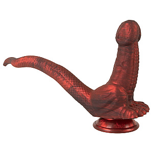 Beasty Cocks Panthera Double, fantasy scaly dildo with tail
