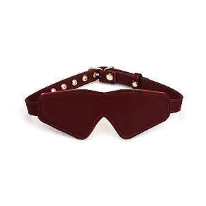 Liebe Seele Metallic Shade Burgundy Vegan Blindfold, vegan blindfold