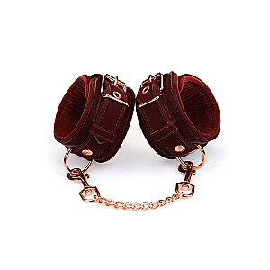 Liebe Seele Metallic Shade Burgundy Vegan Wrist Cuffs, vegan wrist cuffs