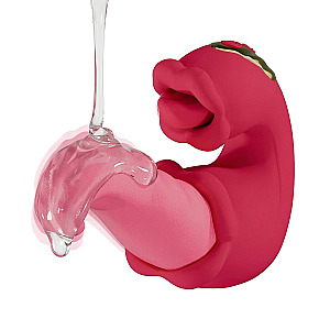 Teazers Double Tongue Vibrator (Pink), dual tongue vibrator