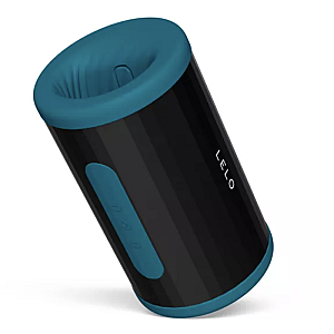 LELO F2S Double Sonic (Teal), app-controlled sonic stroker