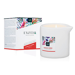 Passionate massage candle ExotiQ Massage Candle Vanilla Amber 200g