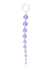 Anal beads X-10 purple - anal beads