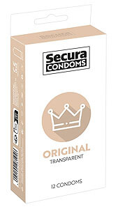 Secura Original 53 mm (12 pcs), classic condoms
