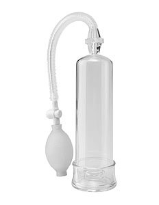 Pump Worx Beginners Power Pump (Clear), vacuum penis pump