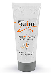 Just Glide Performance (200 ml), hybrid lubricating gel for intimate use