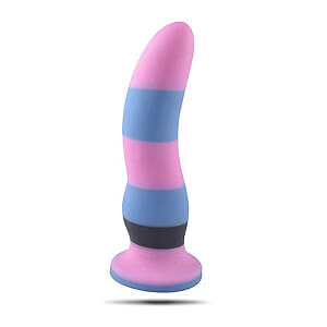 Toyz4Lovers ANAL COLOR SPRING - Colorful anal dildo with suction cup 18x4.3 cm