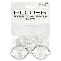 Power Stretchy Rings clear