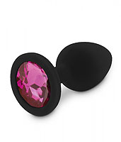 Anální šperk silikonový RelaXxxx černá/růžová S