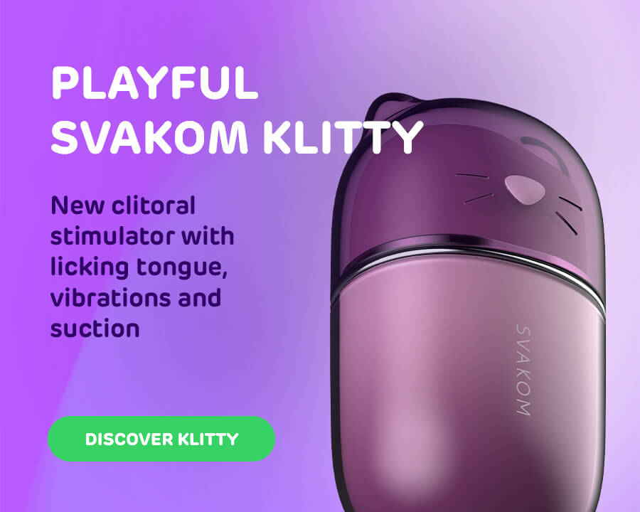Playful SVAKOM Klitty just for her!